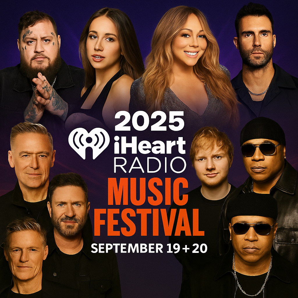 2025 iHeartRadio Festival Lineup Revealed — Jelly Roll, Mariah Carey, LL COOL J & More