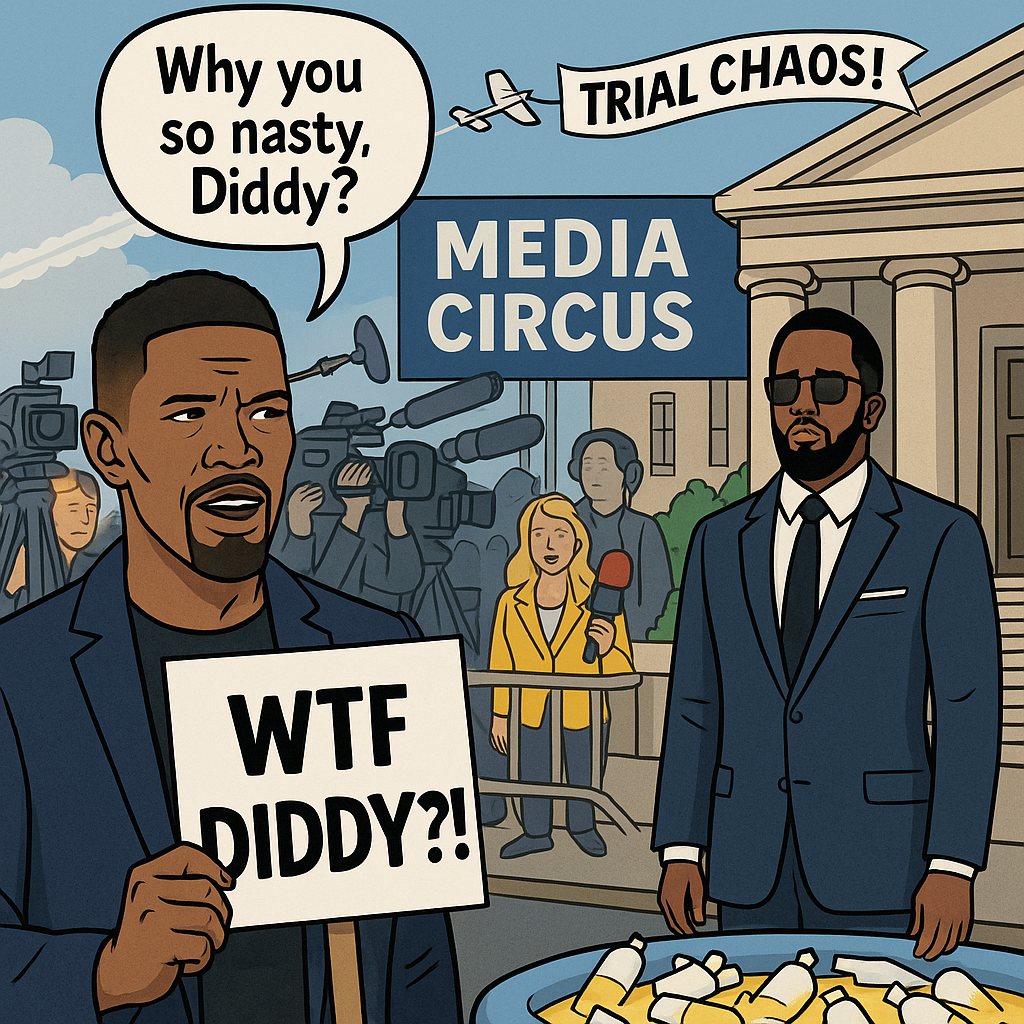 Jamie Foxx Roasts Diddy Mid-Trial: “Why You So Nasty?”