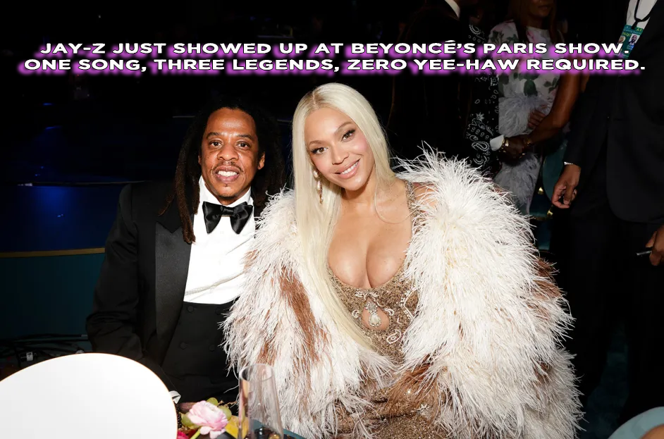 Jay-Z Joins Beyoncé in Paris for Surprise Performance of “Crazy in Love”