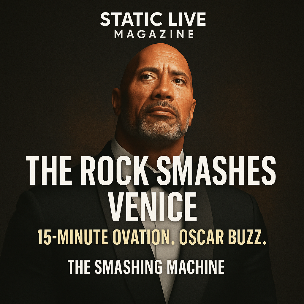The Rock Goes Full Oscar Mode in The Smashing Machine — Tears, Cheers, and Maybe Ozempic?