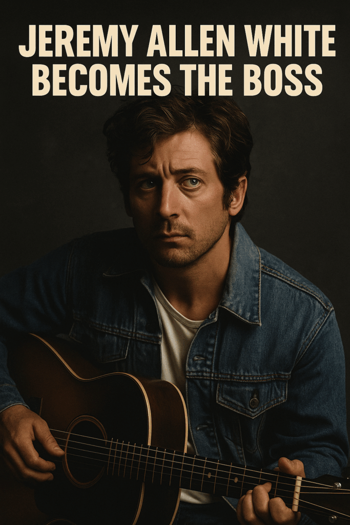 Jeremy Allen White Channels Bruce Springsteen
