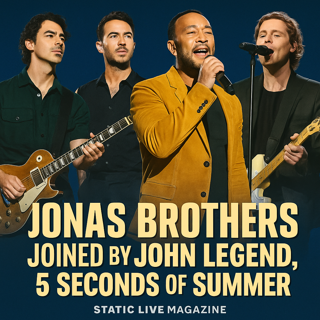 Jonas Brothers Bring Out John Legend & 5SOS in L.A